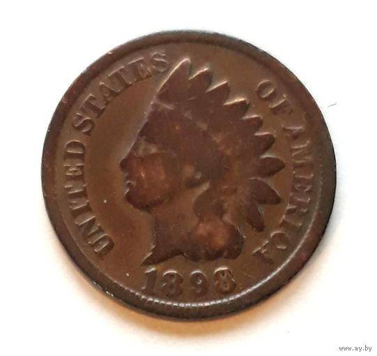 США. 1 цент 1898 г.