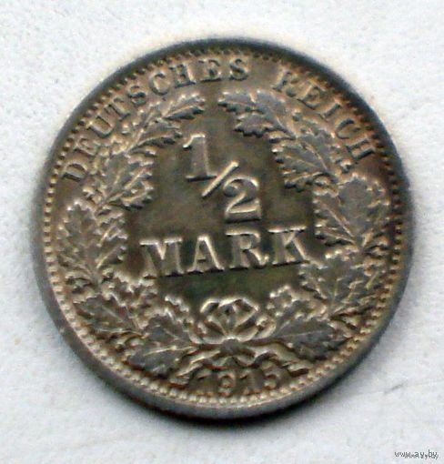 1/2 марки 1915 A, Германия, Берлин.