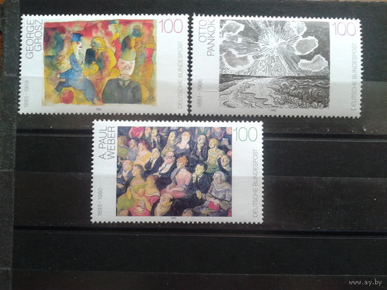 Германия 1993 Живопись** Михель-5,0 евро полная серия