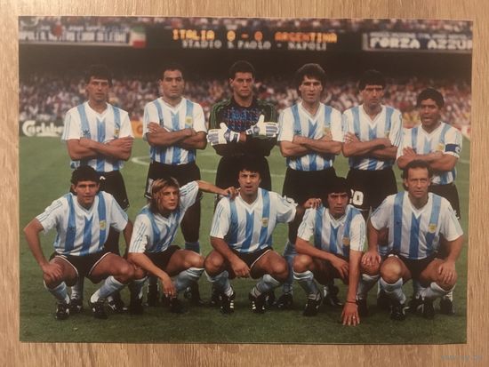 Фото Аргентина 1990 (03.07.90. Полуфинал. Италия-Аргентина 1-1 пен. 3-4)