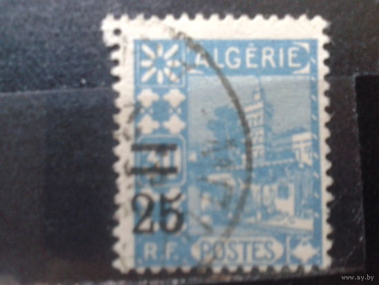 Алжир колония Франции 1927 Стандарт, Надпечатка 25с на 30с