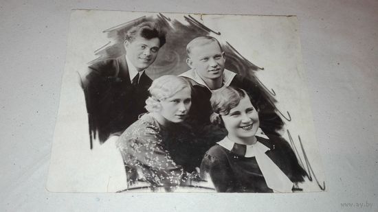 Старое семейное фото 193...г