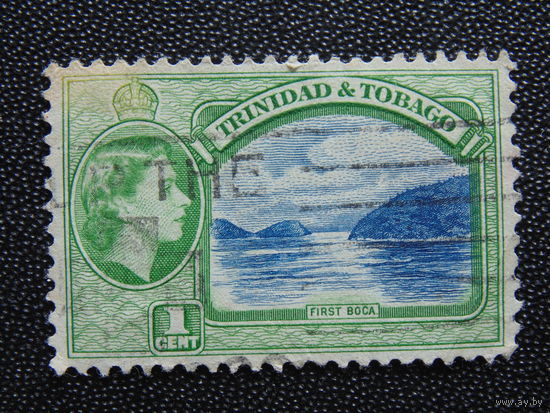 Тринидад и Тобаго 1953 г. Елизавета -II. Залив.
