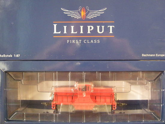 Маневровый локомотив LILIPUT. Масштаб HO-1:87.
