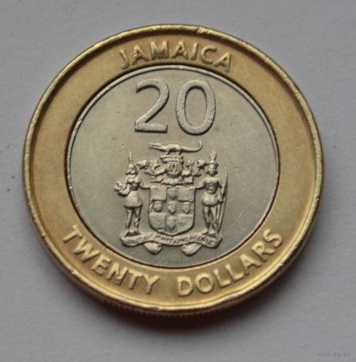 Ямайка, 20 долларов 2001 г.
