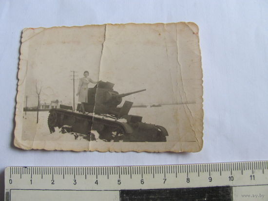 Фото 42 времен войны 3 танк у г.Кобрин