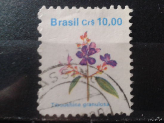 Бразилия 1990 Стандарт, цветы 10,00