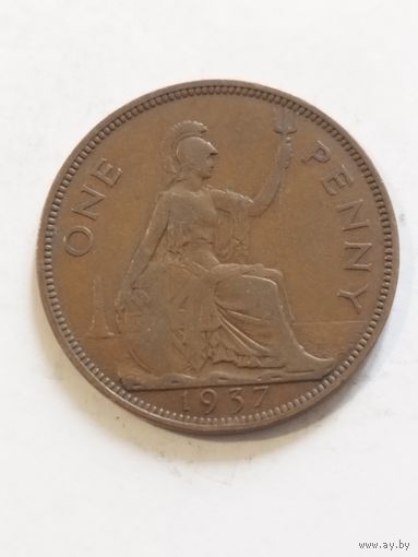 Великобритания 1 пенни 1937