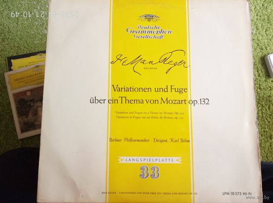 Макс Регер Вариации и фуга на тему Моцарта    Mozart	op.132