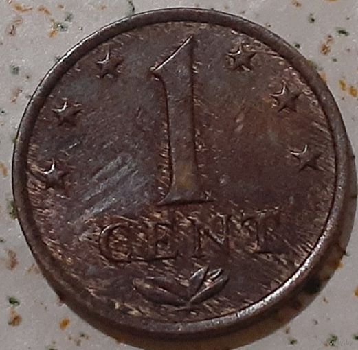 Нидерландские Антильские острова 1 цент, 1970 (Герб на аверсе) (4-14-63(в))