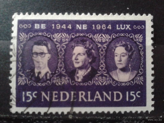 Нидерланды 1964 БЕНЕЛЮКС-20 лет, главы правительств