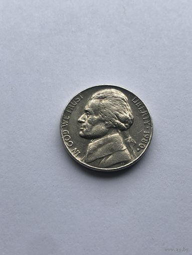 5 центов 1980 - 2000 г., США