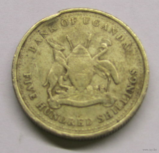 Уганда 500 шиллингов 1998 г