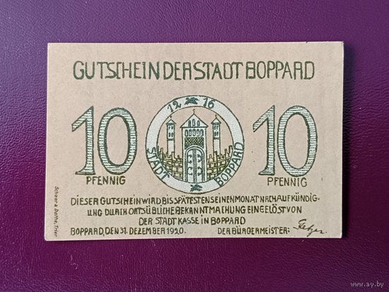 Германия 10 пфеннингов 1920