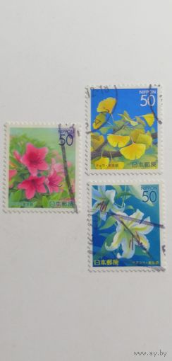Япония 2002. Префектурные марки - Токио - Цветы
