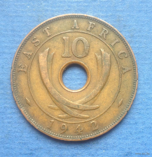 Восточная Африка Британская колония 10 центов 1942