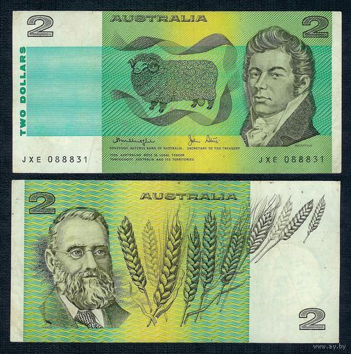 Австралия 2 доллара 1974-1985 года.