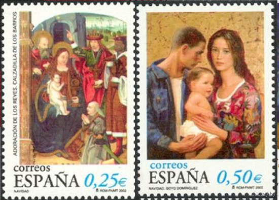 Испания 2002 Рождество - Религия Живопись MNH** (И)