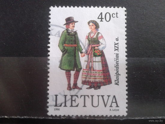 Литва 1996 Нац. костюм