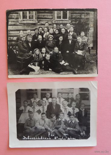 Фото "Ученики Новоселковской школы", 1945-1947 гг.