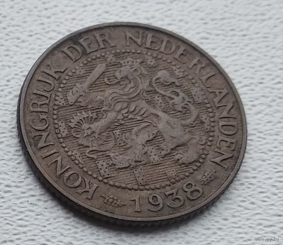 Нидерланды 1 цент, 1938 8-9-38