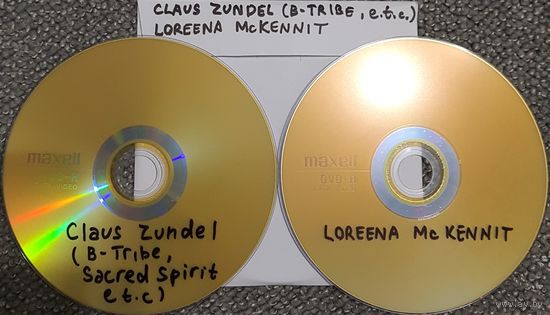 DVD MP3 дискография Claus ZUNDEL (B-TRIBE, SACRED SPIRIT and other projects), Loreena McKENNIT - 2 DVD