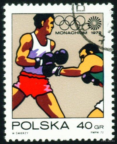 XX летние Олимпийские игры Польша 1972 год 1 марка