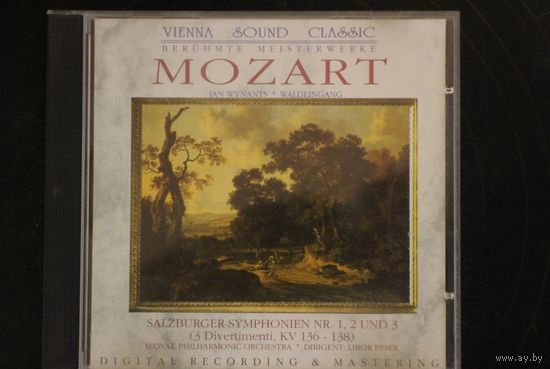 Wolfgang Amadeus Mozart - Slovak Philharmonic Orchestra, Libor Pesek – Salzburger Symphonien Nr. 1, 2 Und 3 (3 Divertimenti, KV 136 - 138) (CD)