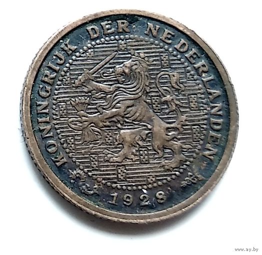 Нидерланды 1/2 цента, 1928 1-11-20