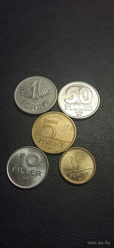 Веннгрия 5 монет одним лотом
