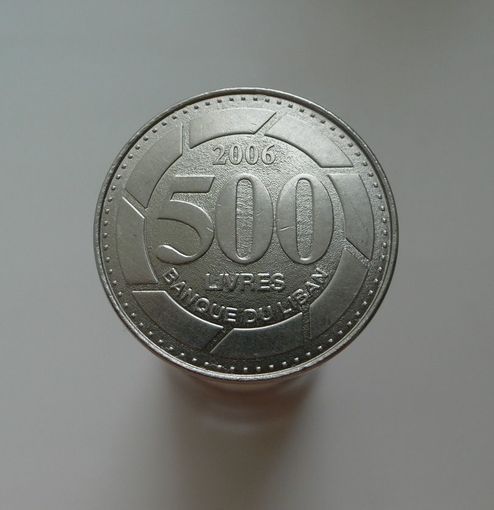 500 ливров 2006 Ливан