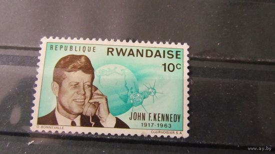 Руанда 1965г. 2-я годовщина смерти Джона Ф. Кеннеди, 1917-1963