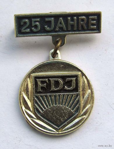 25 лет FDJ. Комсомол ГДР