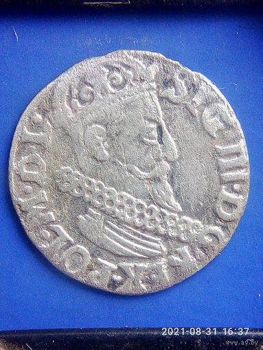 Польша 3 гроша 1622 Сигизмунд III (1587-1632) гг. мд - Краков.