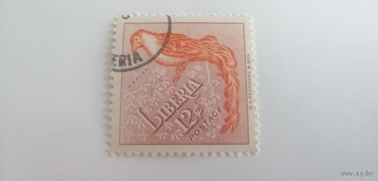 Либерия 1953. Птицы
