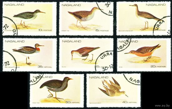 Птицы Нагаленд 1972 год серия из 8 марок