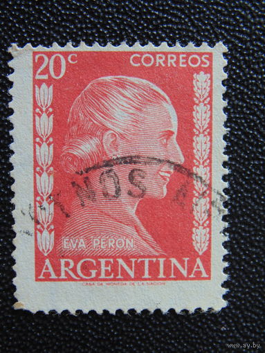 Аргентина 1952 г. Эва Перон.