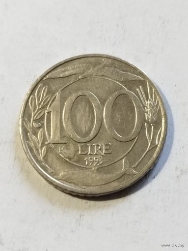 Италия 100 лир 1993