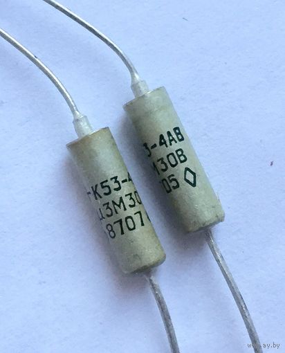 К53-4. 3,3 мкф - 30 В ((цена за 10 шт)) К53-4АВ. Ниобиевый оксидно-полупроводниковый конденсатор. 3,3мкф 30В