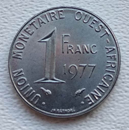 Западная Африка (BCEAO) 1 франк, 1977  8-11-7