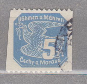 Германия Рейх  Протекторат Богемия и Моравия    Знаки оплаты за газеты 1939 год лот 5