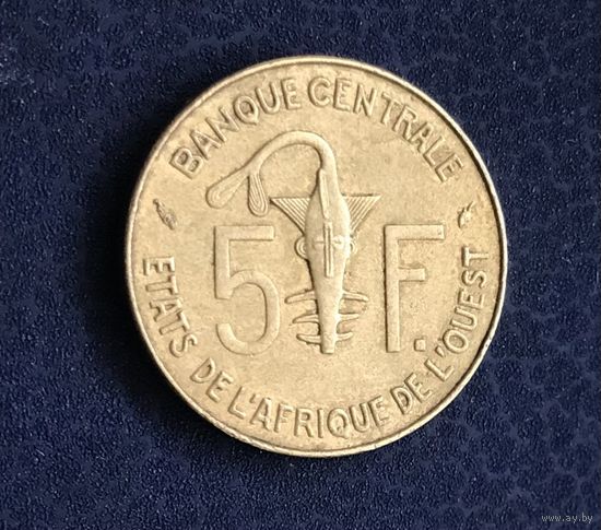 Западная Африка 5 франков 1975