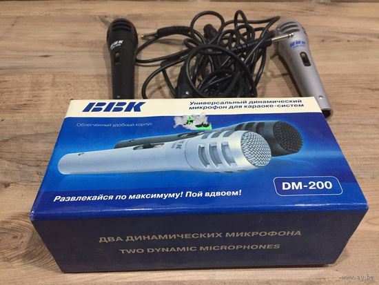 Динамический микрофон BBK DM-200 (2 шт.)