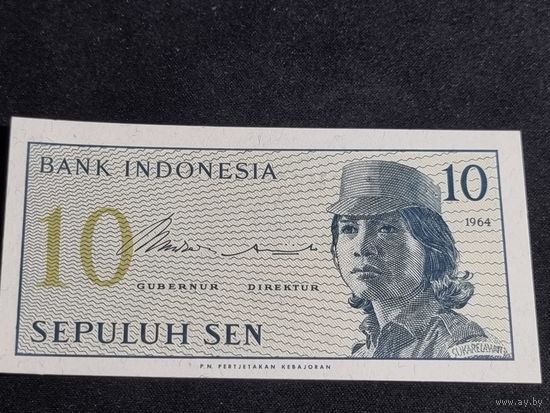 Индонезия 10 сен 1964 UNC
