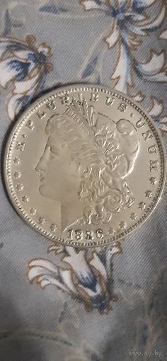 1 доллар 1886 США