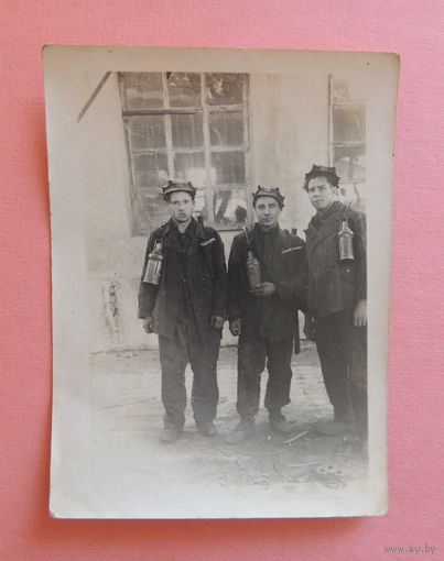 Фото "Шахтеры", 1939 г.
