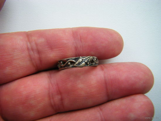 Винтажное кольцо из СССР 18,5 размер.