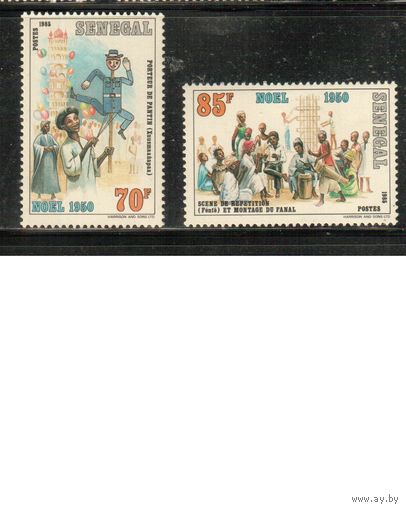Сенегал-1986 (Мих.895-896) ,  ** , Рождество