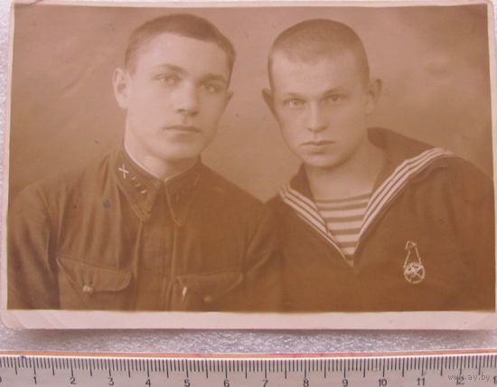 Фотография 66 моряк со знаком ГТО 1940