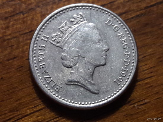 Великобритания 5 пенсов 1991